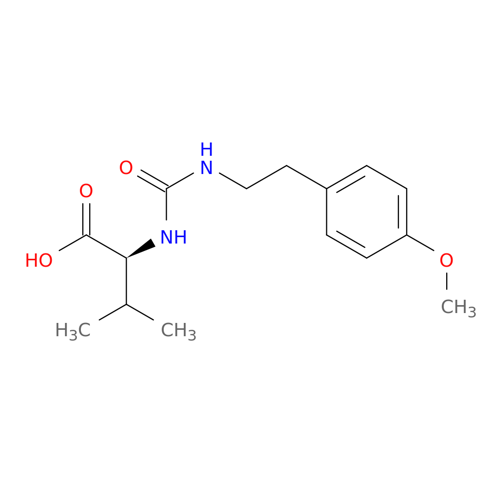 (2S)-2-({[2-(4-methoxyphenyl)ethyl]carbamoyl}amino)-3-methylbutanoic acid