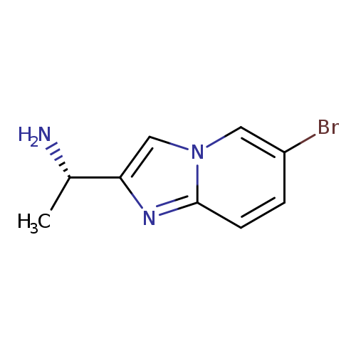 (1S)-1-{6-bromoimidazo[1,2-a]pyridin-2-yl}ethan-1-amine