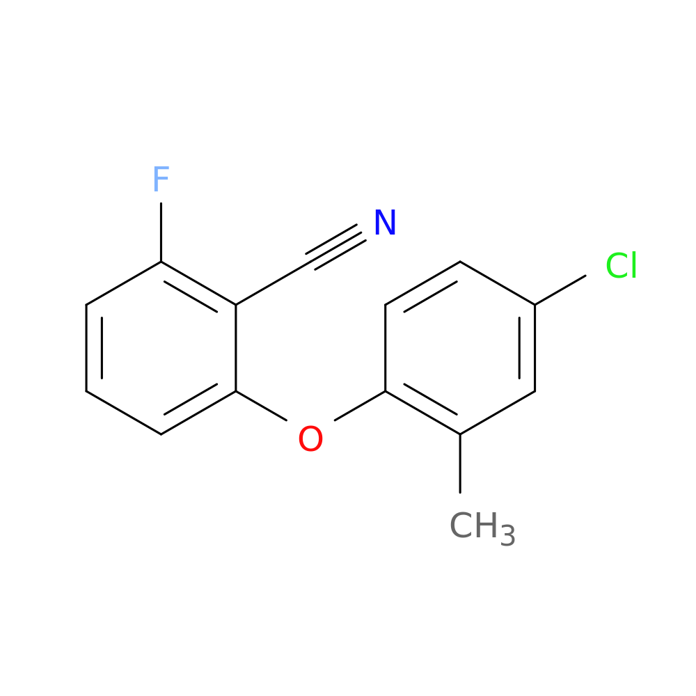 2-(4-Chloro-2-methylphenoxy)-6-fluorobenzonitrile