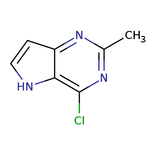 5H-Pyrrolo[3,2-d]pyrimidine, 4-chloro-2-methyl-