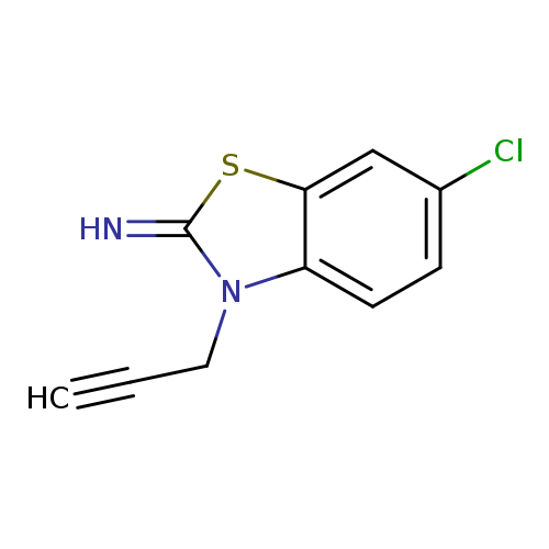 6-chloro-3-(prop-2-yn-1-yl)benzo[d]thiazol-2(3H)-imine