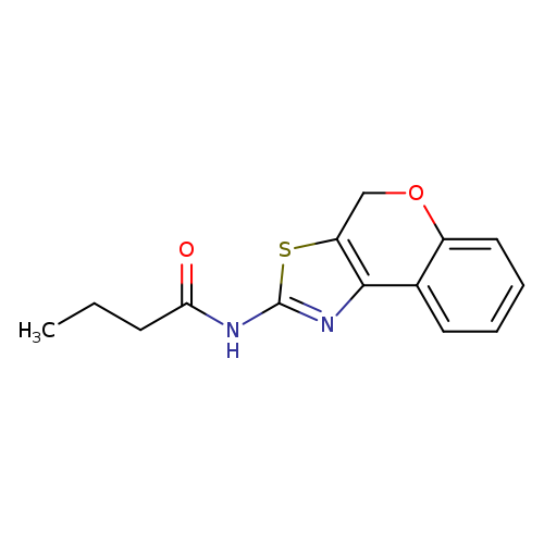 N-{4H-chromeno[4,3-d][1,3]thiazol-2-yl}butanamide