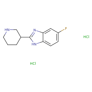 5-Fluoro-2-piperidin-3-yl-1h-benzimidazole dihydrochloride