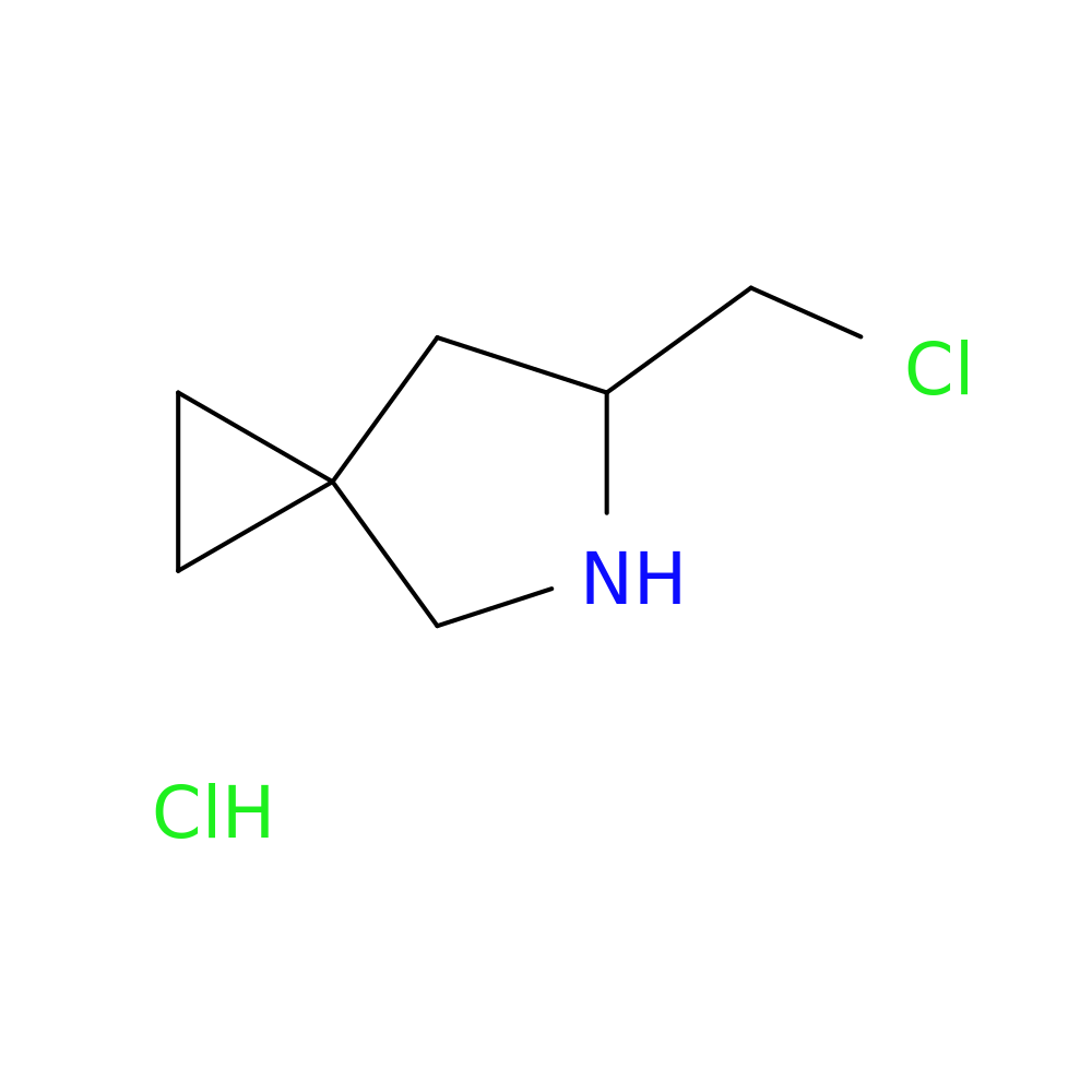 6-(chloromethyl)-5-azaspiro[2.4]heptane hydrochloride