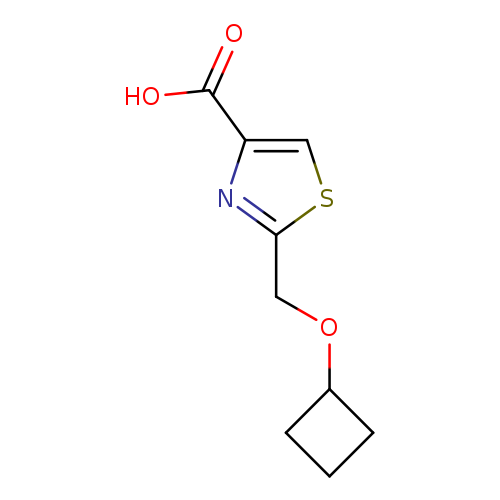 2-(cyclobutoxymethyl)-1,3-thiazole-4-carboxylicacid