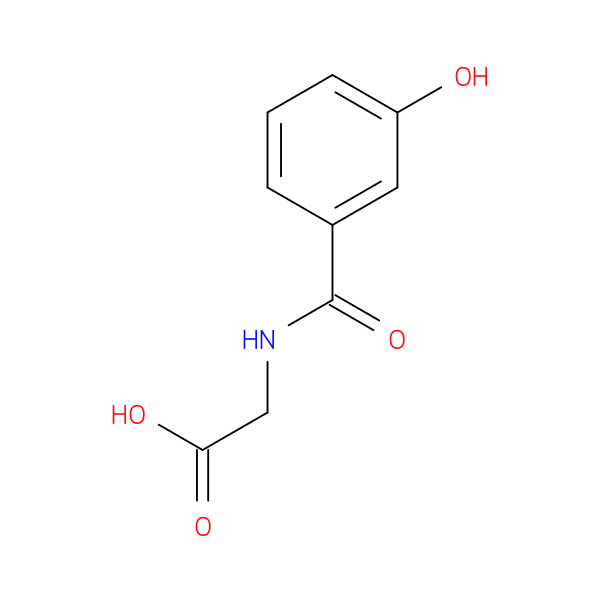 Glycine,N-(3-hydroxybenzoyl)-