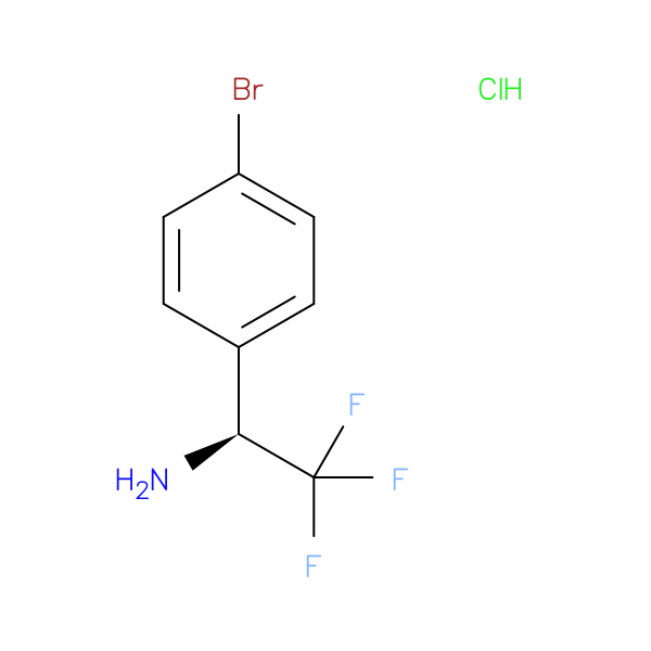 Benzenemethanamine, 4-bromo-α-(trifluoromethyl)-, hydrochloride (1:1), (αS)-
