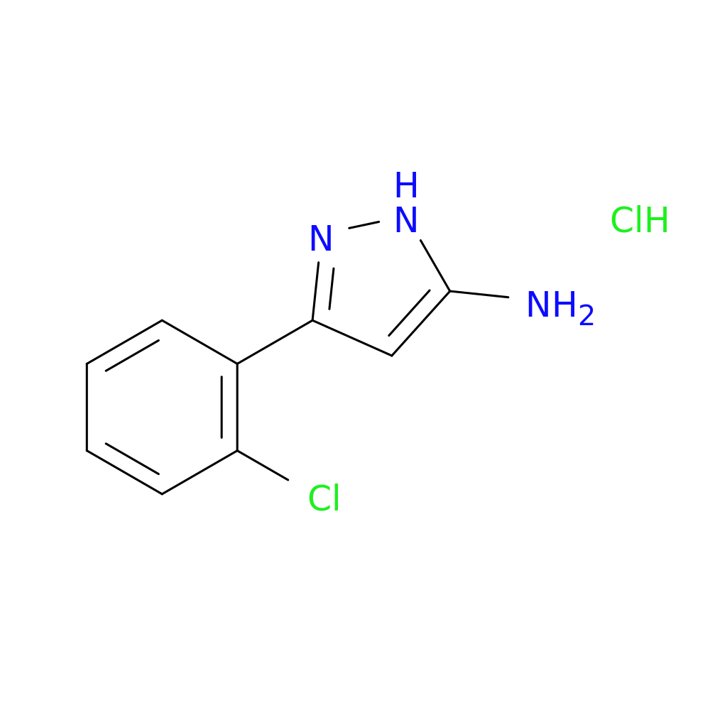 5-(2-Chloro-phenyl)-2H-pyrazol-3-ylaminehydrochloride