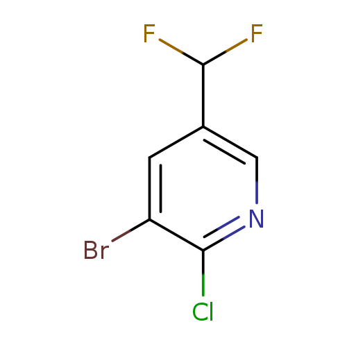 3-Bromo-2-chloro-5-(difluoromethyl)pyridine