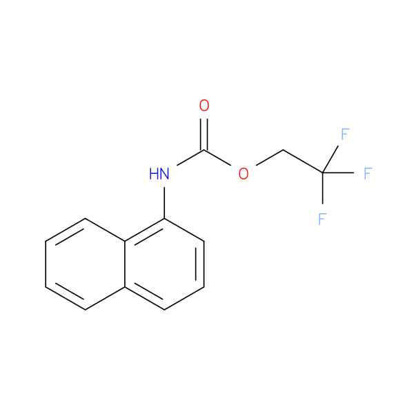 2,2,2-trifluoroethyl N-(naphthalen-1-yl)carbamate