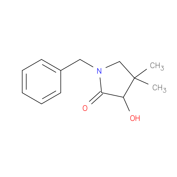 1-benzyl-3-hydroxy-4,4-dimethylpyrrolidin-2-one