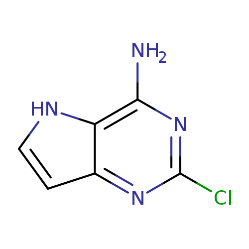 2-Chloro-5H-pyrrolo[3,2-d]pyrimidin-4-amine