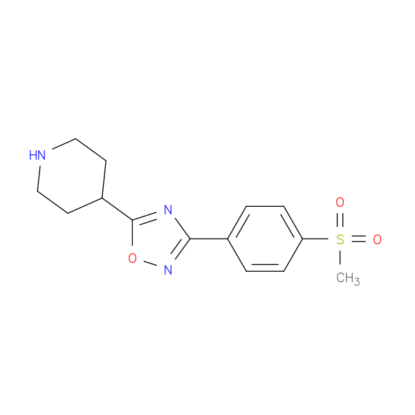 4-(3-[4-(Methylsulfonyl)phenyl]-1,2,4-oxadiazol-5-yl)piperidine