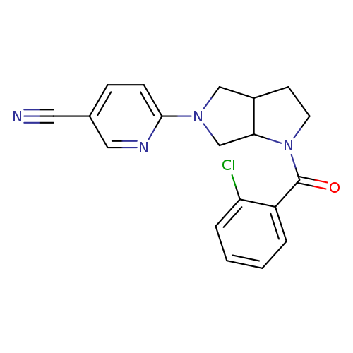 6-[1-(2-chlorobenzoyl)-octahydropyrrolo[3,4-b]pyrrol-5-yl]pyridine-3-carbonitrile