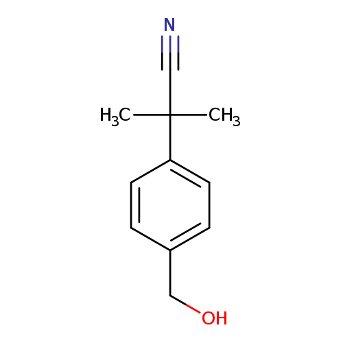 2-(4-(Hydroxymethyl)phenyl)-2-methylpropanenitrile