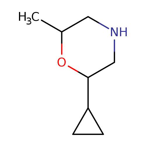 2-cyclopropyl-6-methylmorpholine, Mixture of diastereomers