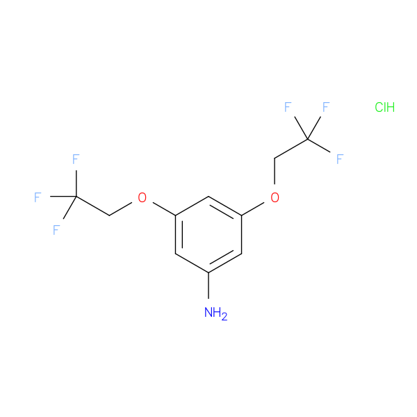 3,5-bis(2,2,2-trifluoroethoxy)aniline hydrochloride