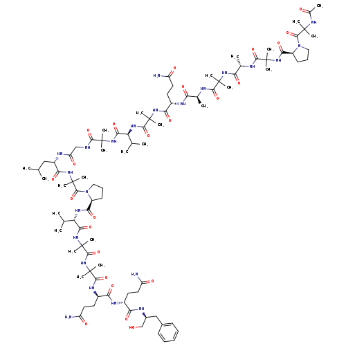 AlaMethicin F, AlaMethicin Rf 50, Atroviridin A, 18-L-GlutaMine-alaMethicin I
