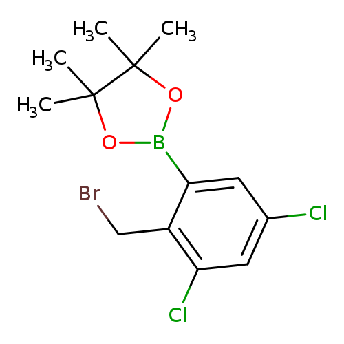 2-(2-(bromomethyl)-3,5-dichlorophenyl)-4,4,5,5-tetramethyl-1,3,2-dioxaborolane