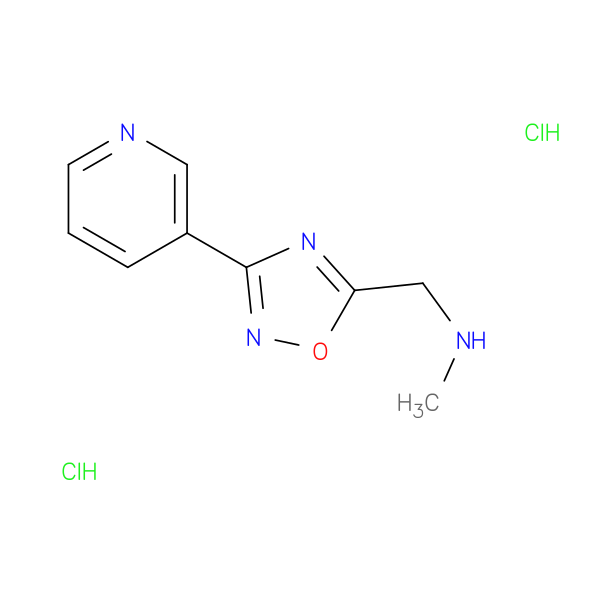 methyl({[3-(pyridin-3-yl)-1,2,4-oxadiazol-5-yl]methyl})amine dihydrochloride