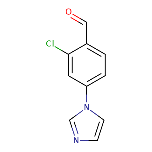 Benzaldehyde, 2-chloro-4-(1H-imidazol-1-yl)-