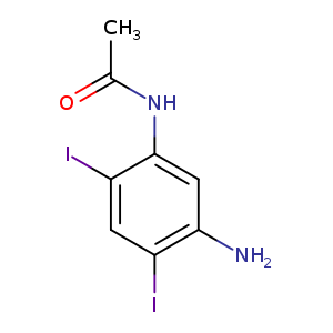N-(5-amino-2,4-diiodo-phenyl)acetamide