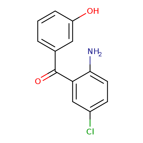 (2-Amino-5-chlorophenyl)(3-hydroxyphenyl)methanone