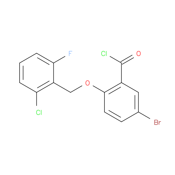 5-Bromo-2-[(2-chloro-6-fluorobenzyl)oxy]benzoyl chloride
