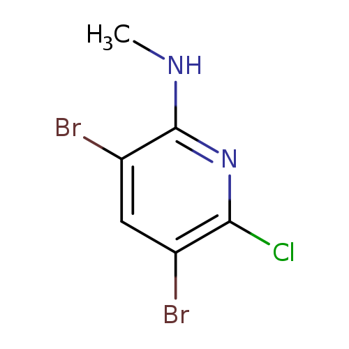 3,5-Dibromo-6-chloro-N-methylpyridin-2-amine