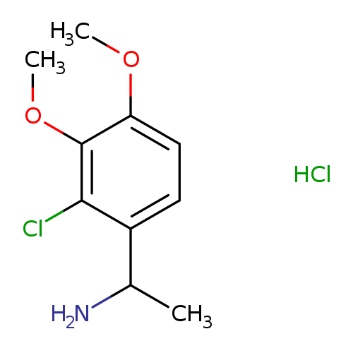 1-(2-chloro-3,4-dimethoxyphenyl)ethan-1-aminehydrochloride