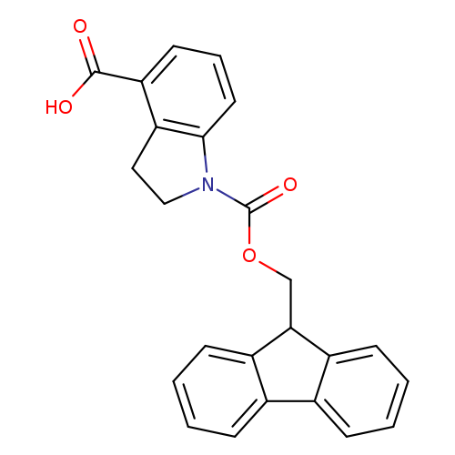 1-[(9H-fluoren-9-ylmethoxy)carbonyl]-2,3-dihydro-1H-indole-4-carboxylic acid