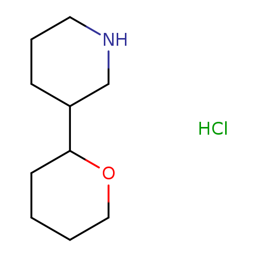 3-(oxan-2-yl)piperidine hydrochloride