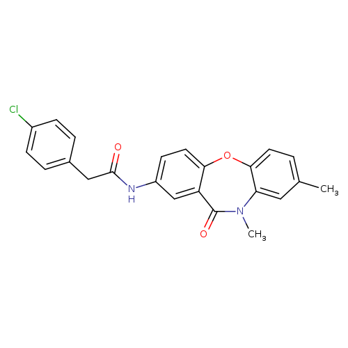 2-(4-chlorophenyl)-N-{6,9-dimethyl-10-oxo-2-oxa-9-azatricyclo[9.4.0.0^{3,8}]pentadeca-1(11),3(8),4,6,12,14-hexaen-13-yl}acetamide