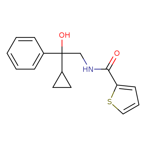 N-(2-cyclopropyl-2-hydroxy-2-phenylethyl)thiophene-2-carboxamide
