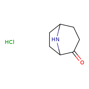 8-Azabicyclo[3.2.1]octan-2-one, hydrochloride (1:1)