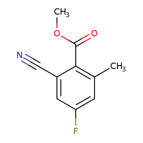 2-CYANO-4-FLUORO-6-METHYL-BENZOIC ACID METHYL ESTER
