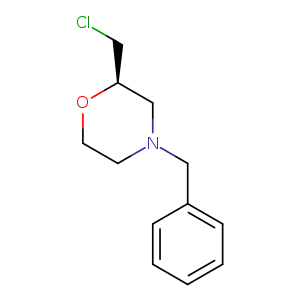 Morpholine, 2-(chloromethyl)-4-(phenylmethyl)-, (2R)-
