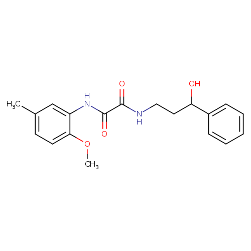 N'-(3-hydroxy-3-phenylpropyl)-N-(2-methoxy-5-methylphenyl)ethanediamide