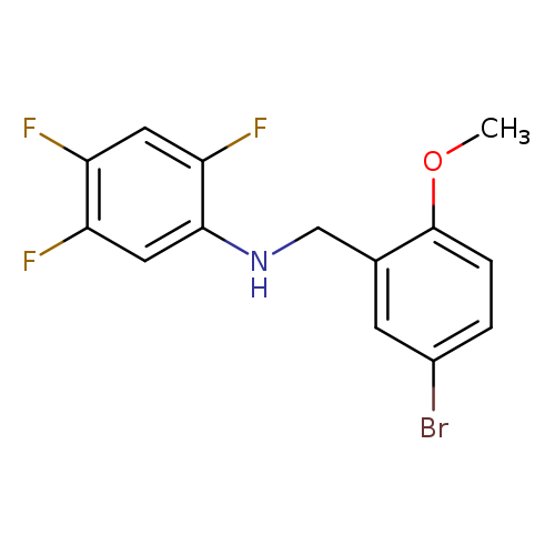 N-[(5-bromo-2-methoxyphenyl)methyl]-2,4,5-trifluoroaniline