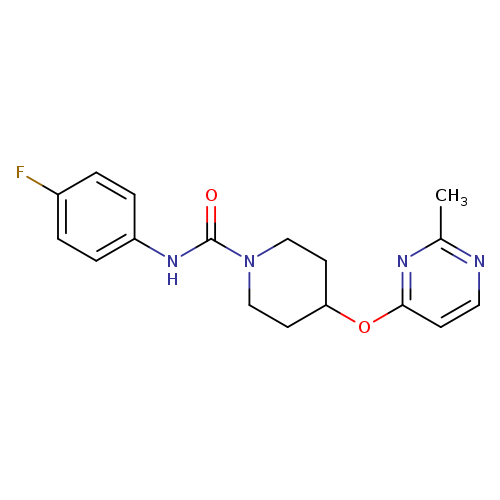 N-(4-fluorophenyl)-4-[(2-methylpyrimidin-4-yl)oxy]piperidine-1-carboxamide