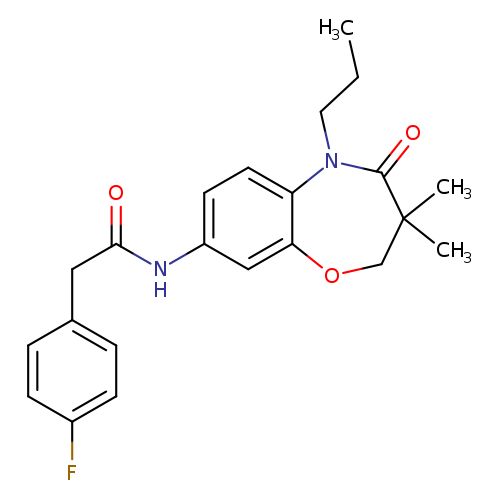 N-(3,3-dimethyl-4-oxo-5-propyl-2,3,4,5-tetrahydro-1,5-benzoxazepin-8-yl)-2-(4-fluorophenyl)acetamide