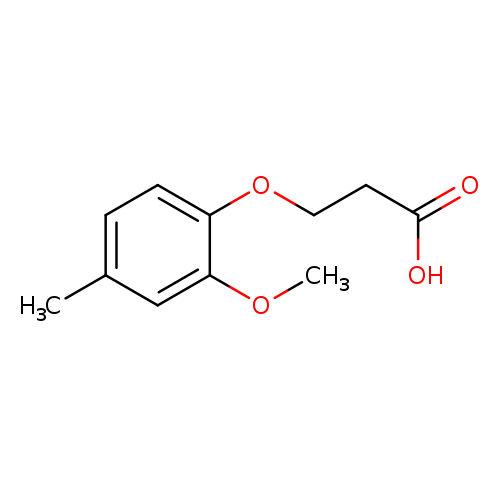 3-(2-methoxy-4-methylphenoxy)propanoic acid
