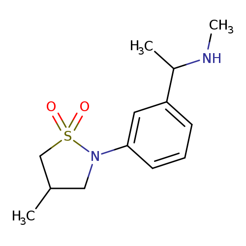4-methyl-2-{3-[1-(methylamino)ethyl]phenyl}-1,2-thiazolidine-1,1-dione