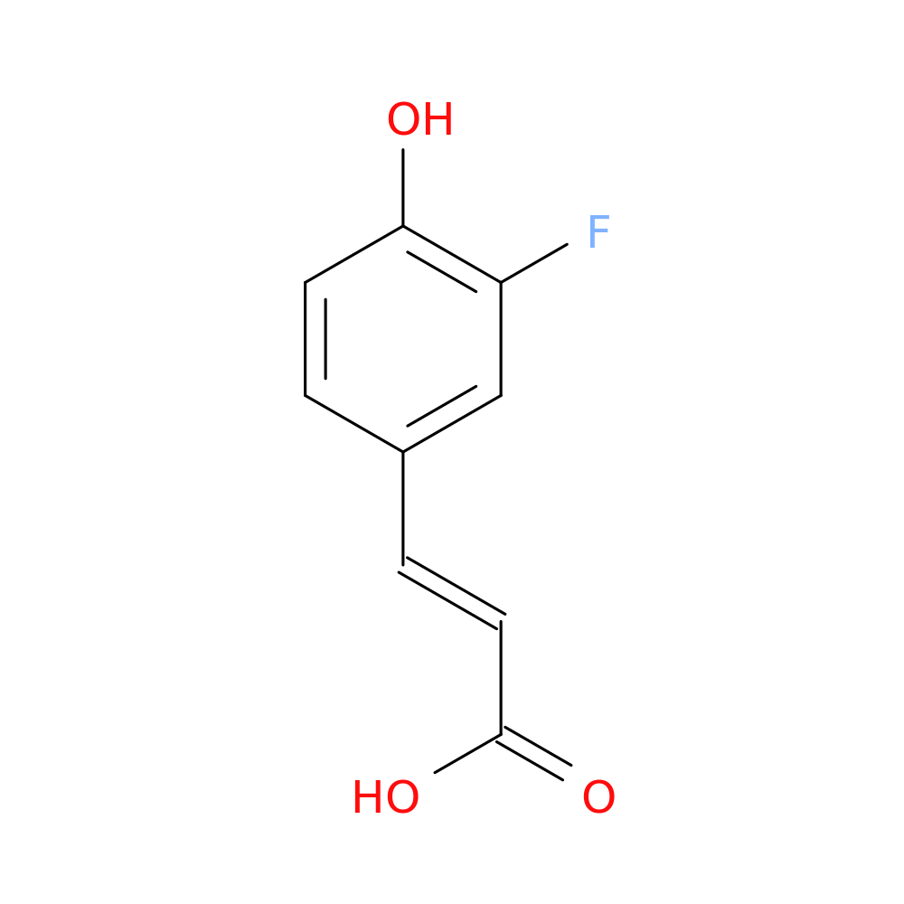 3-Fluoro-4-hydroxycinnamic acid