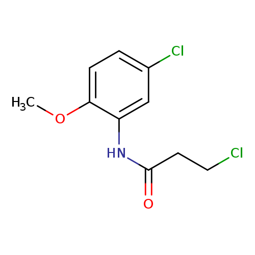 3-Chloro-n-(5-chloro-2-methoxyphenyl)propanamide