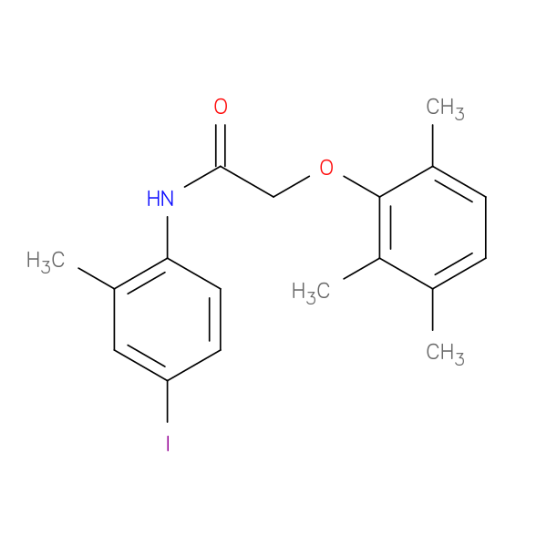 N-(4-iodo-2-methylphenyl)-2-(2,3,6-trimethylphenoxy)acetamide