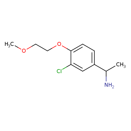 1-[3-Chloro-4-(2-methoxy-ethoxy)-phenyl]-ethylamine