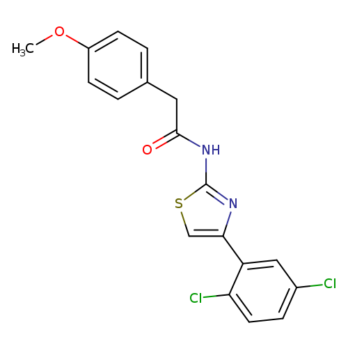 N-[4-(2,5-dichlorophenyl)-1,3-thiazol-2-yl]-2-(4-methoxyphenyl)acetamide