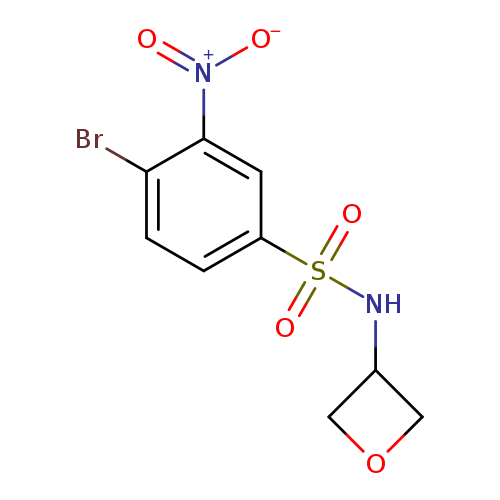 4-Bromo-3-nitro-n-(oxetan-3-yl)benzenesulfonamide