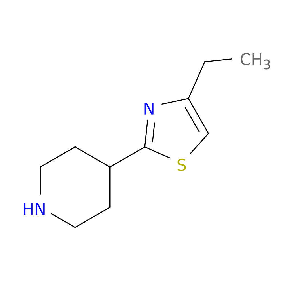 4-(4-ethyl-1,3-thiazol-2-yl)piperidine